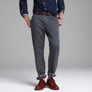 Jcrew men’s flannel lined chinos